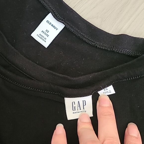 Old Navy Gap Black Dress Bundle XS stretch Classic Summer Quiet Luxury Petite - Picture 4 of 5